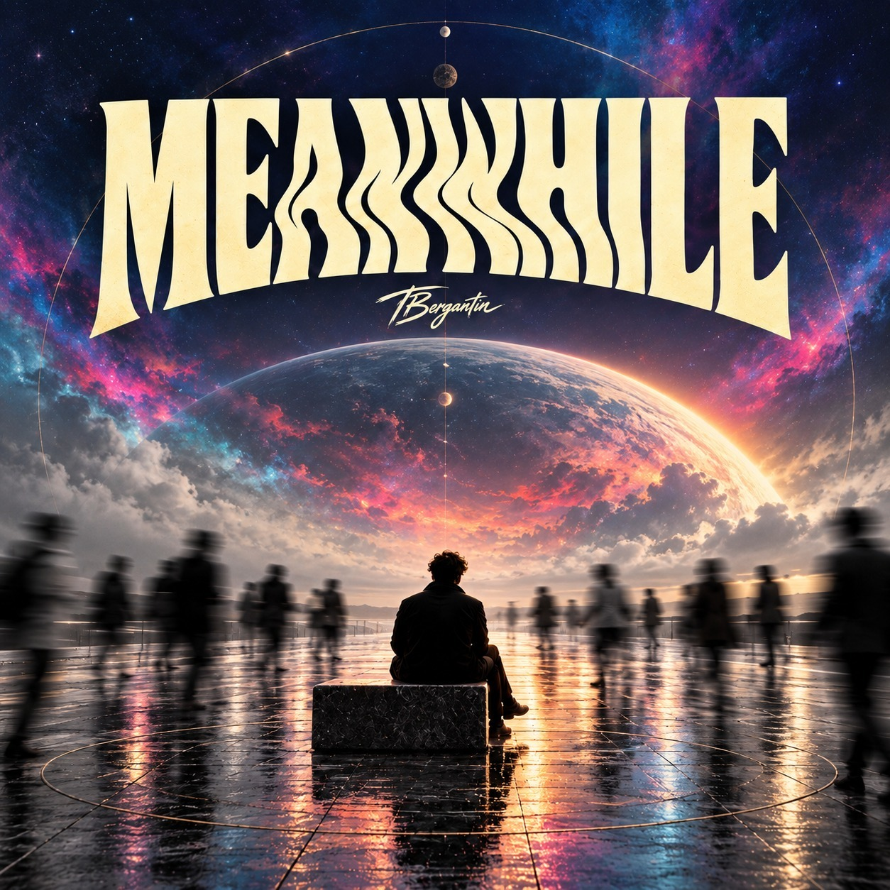 Capa de Meanwhile, de TBergantin